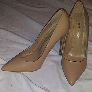 Tan pumps